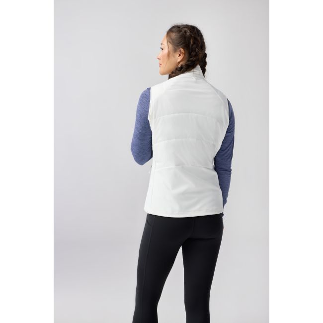 Brooks Shield Hybrid Vest 3.0 W – Vestă hibridă de alergare pentru iarnă - Alb