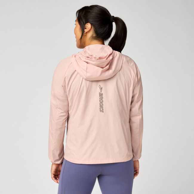 Brooks Canopy Packable Jacket W – Geacă de alergare pliabilă - Roz