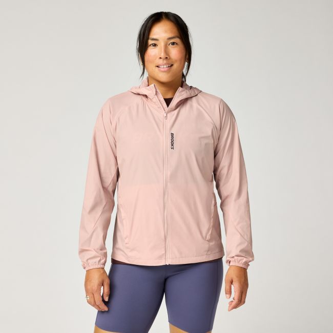 Brooks Canopy Packable Jacket W – Geacă de alergare pliabilă - Roz