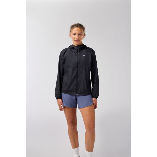 Brooks Canopy Packable Jacket W – Geacă de alergare pliabilă - Negru
