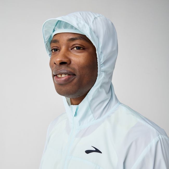 Brooks Canopy Packable Jacket – Geacă de alergare pliabilă - Albastru (445)