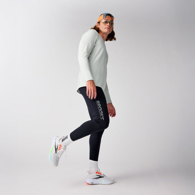Brooks Notch Thermal Long Sleeve 3.0 – Bluză termică de alergare - Gri