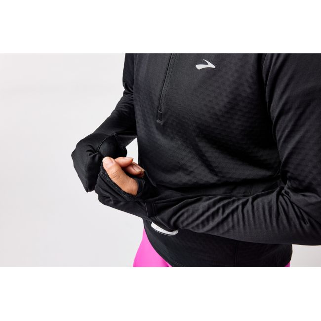 Brooks Notch Thermal Hoodie 3.0 W – Hanorac termic de alergare - Negru
