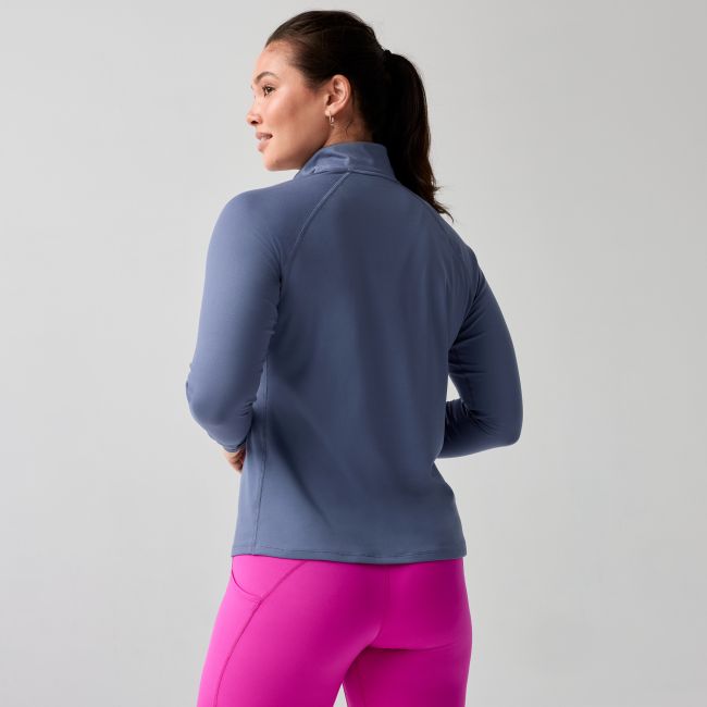 Brooks Dash 1/2 Zip 3.0 W – Bluză de alergare cu fermoar scurt - Albastru
