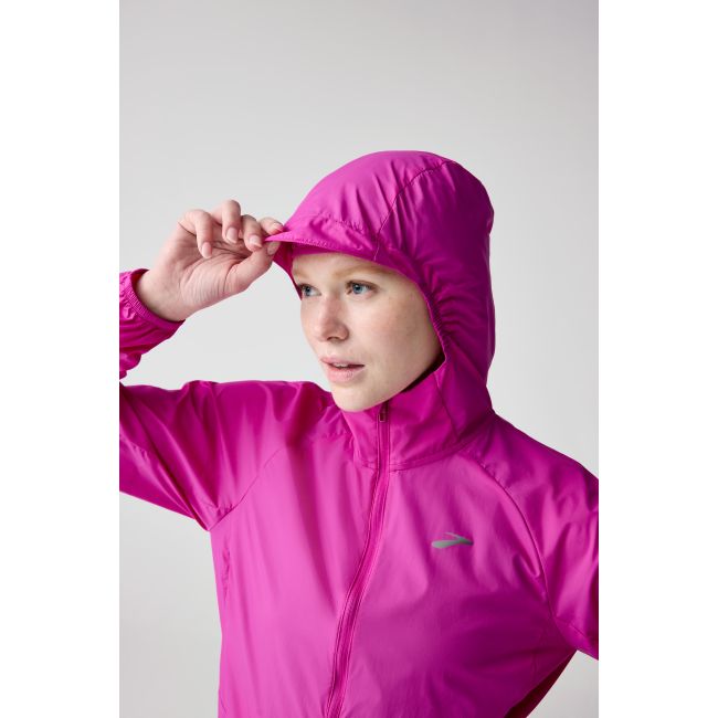 Brooks Canopy Packable Jacket W – Geacă de alergare pliabilă - Mov