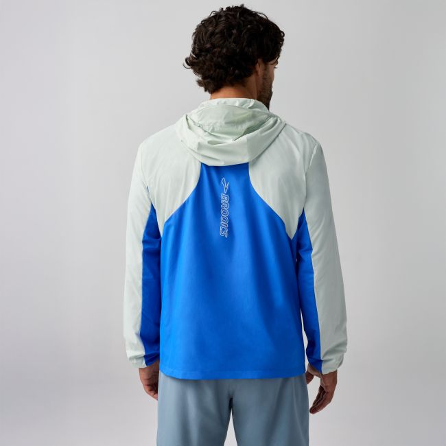Brooks Canopy Packable Jacket – Geacă de alergare pliabilă - Albastru (420)