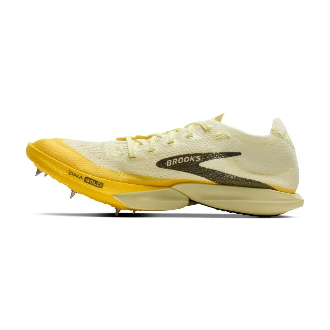 Brooks Hyperion Elite MD 2 – Pantofi cu cuie pentru pistă, semifond - Galben