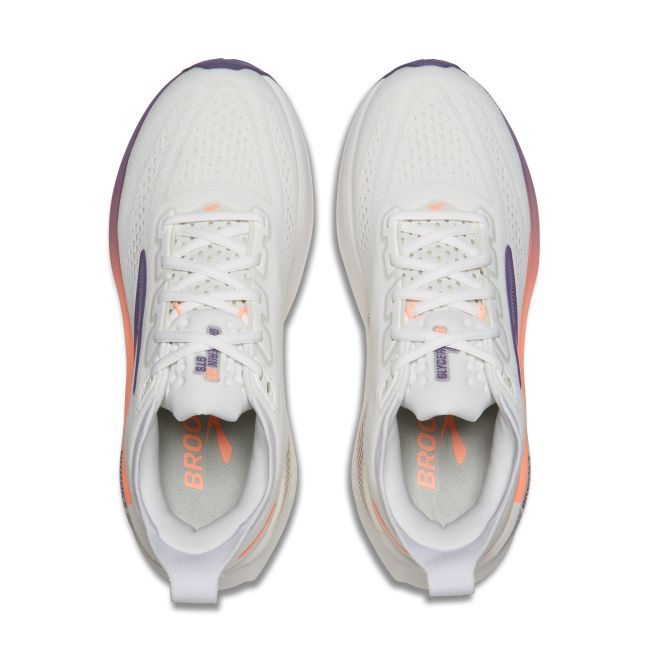 Brooks Glycerin GTS 23 W – Pantofi alergare cu amortizare maximă și stabilitate - Alb