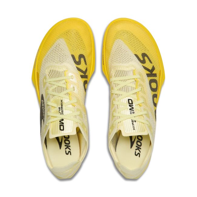 Brooks Hyperion Elite MD 2 – Pantofi cu cuie pentru pistă, semifond - Galben