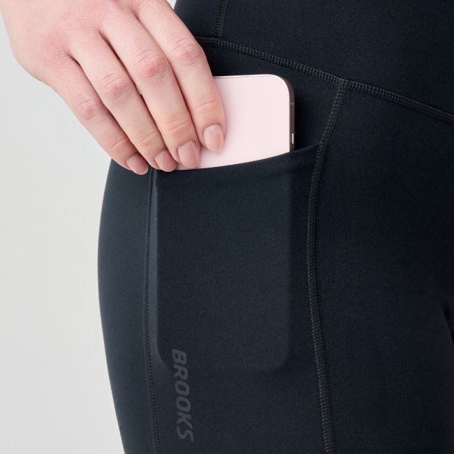 Brooks Chaser 7" Short Tight W – Colanți scurți de alergare 7" - Negru (001)