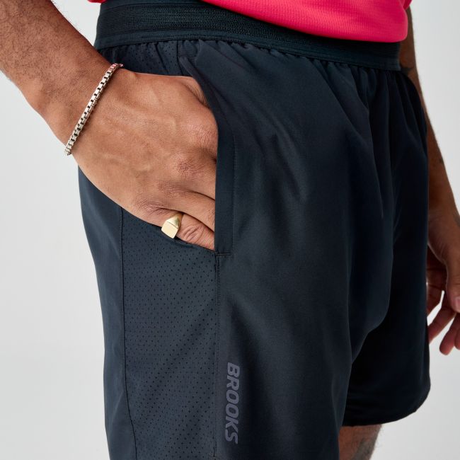 Brooks Dash 2-in-1 Short – Pantaloni scurți de alergare 2 în 1 - Negru