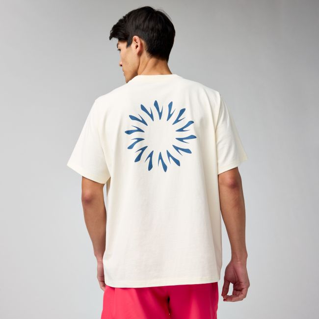 Brooks Movement Heavyweight Tee – Tricou din bumbac gros - Alb (190)