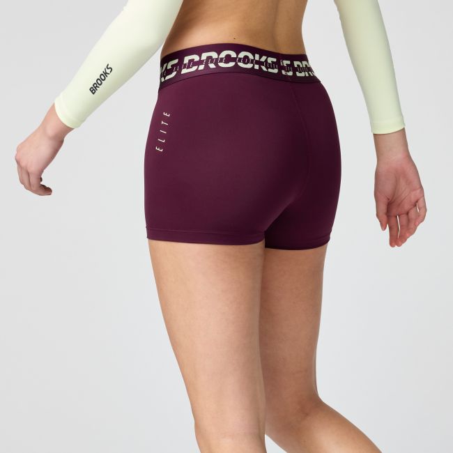 Brooks PR Elite Short W – Colanți scurți de concurs - Mov