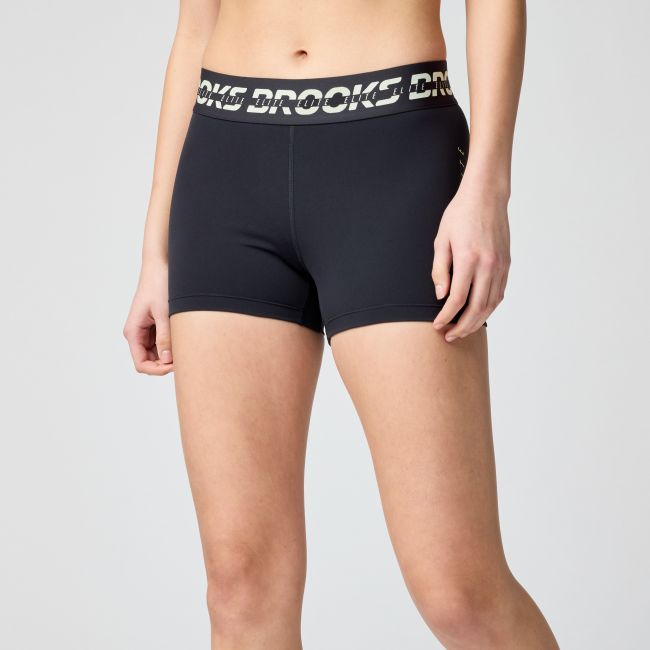 Brooks PR Elite Short W – Colanți scurți de concurs - Negru