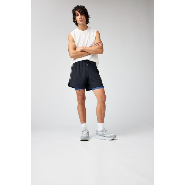 Brooks Movement Short – Pantaloni scurți de alergare stil retro - Negru
