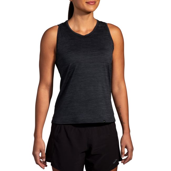 Brooks Luxe Tank W – Maiou de alergare foarte moale - Negru