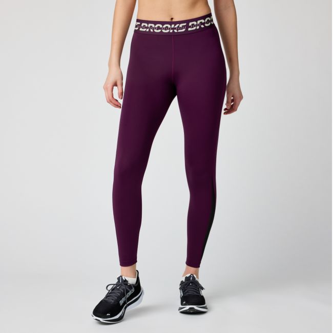 Brooks PR Elite Tight W – Colanți de concurs - Mov (580)