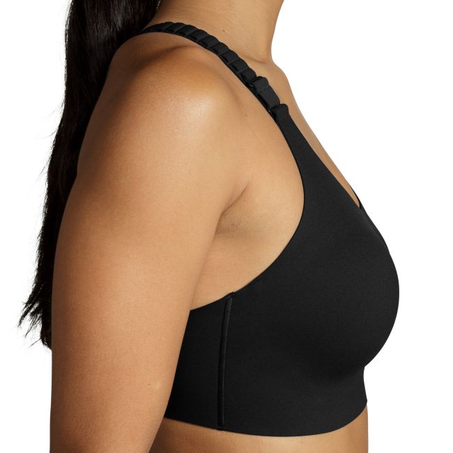 Brooks Racerback 2.0 Bra W – Bustieră sport racerback - Negru