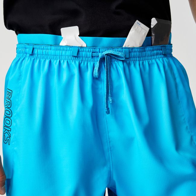 Brooks Cascadia Short W – Pantaloni scurți de alergare trail - Albastru
