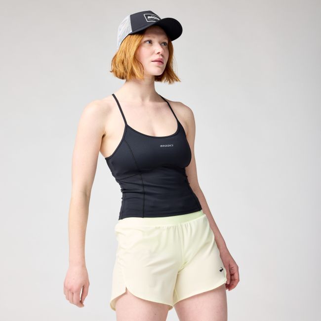 Brooks Movement Built-In Bra Tank W – Maiou cu bustieră integrată - Negru