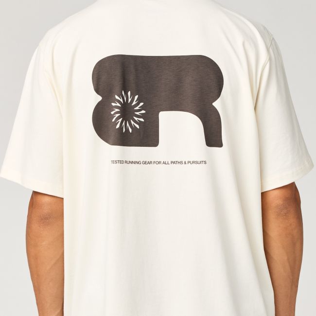 Brooks Movement Heavyweight Tee – Tricou din bumbac gros - Alb (289)
