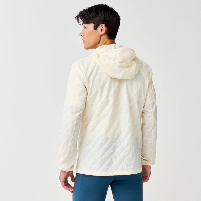 Brooks Canopy Reflective Jacket – Geacă de alergare reflectorizantă - Alb
