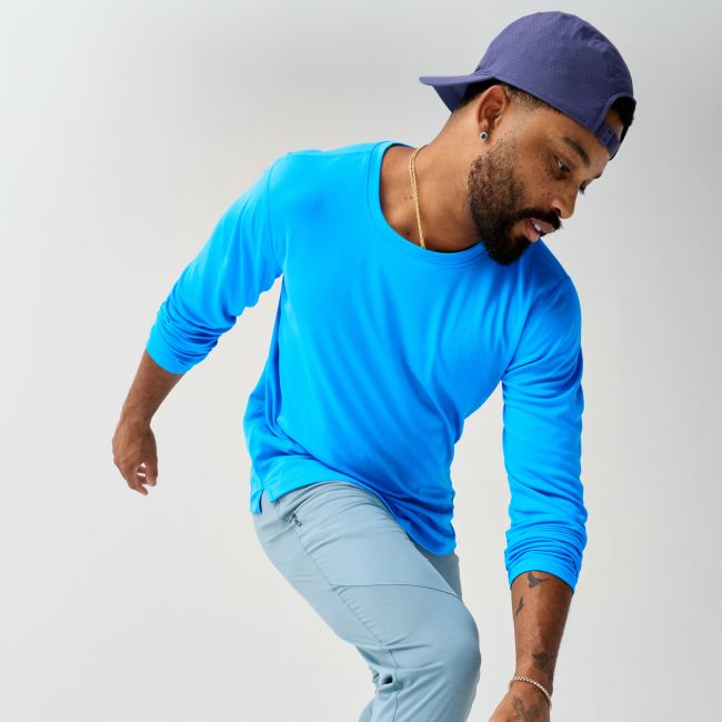 Brooks Dash Long Sleeve – Bluză de alergare cu mânecă lungă - Albastru
