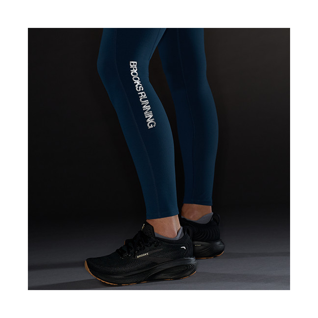 Brooks Thermal Reflective Tight W – Colanți termici de alergare reflectorizanți - Albastru