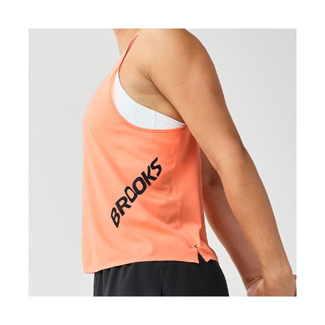Brooks Hyperion Elite Singlet W – Maiou de concurs - Portocaliu