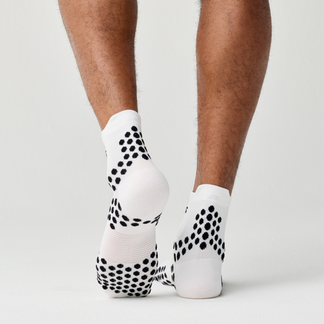 Brooks Glycerin Sensory Quarter Sock – Șosete de alergare scurte - Alb