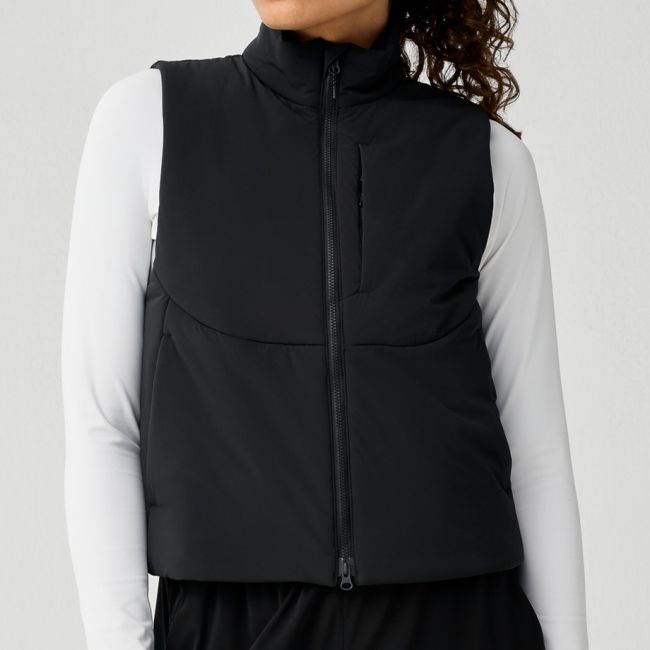 Brooks Movement Insulated Crop Vest W – Vestă scurtă izolată - Negru