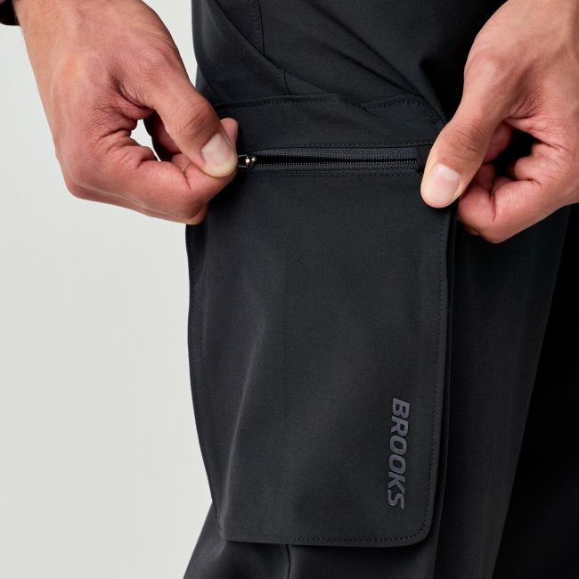 Brooks Movement Cargo Tech Pant – Pantaloni tehnici cargo - Negru