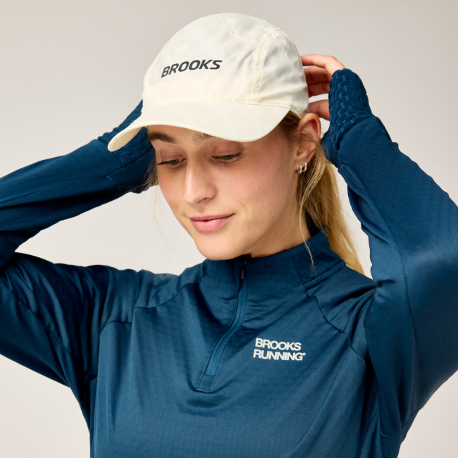 Brooks Journey Reflective Hat – Șapcă de alergare reflectorizantă - Alb