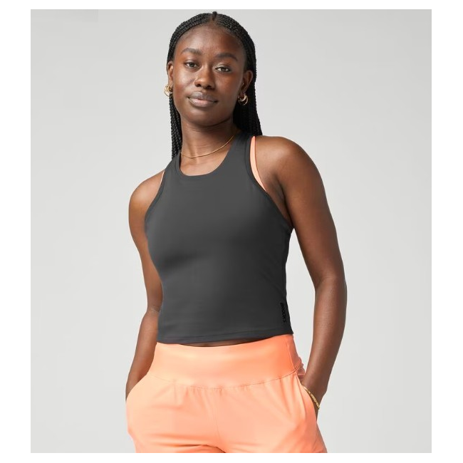 Brooks Dash Crop Tank W – Top scurt de alergare - Negru