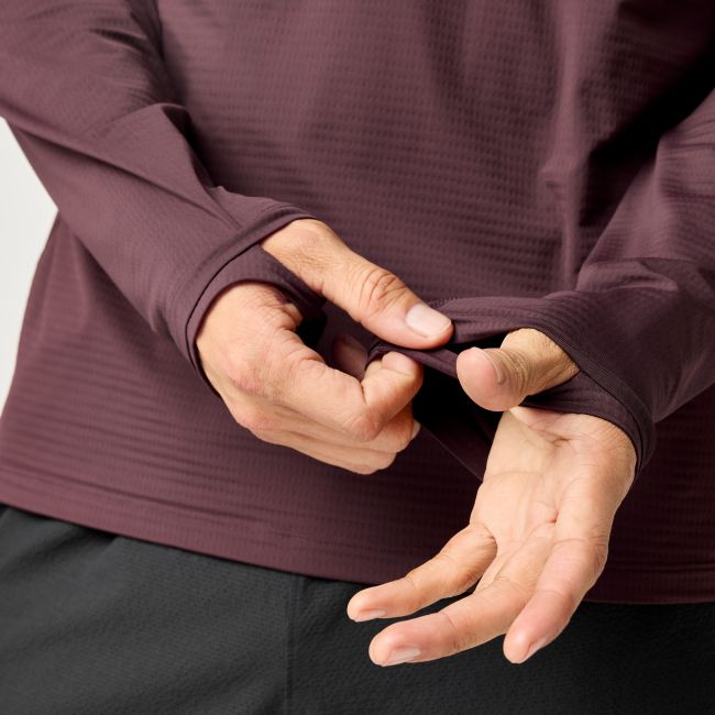Brooks Movement Long Sleeve – Bluză de alergare cu mânecă lungă - Maro
