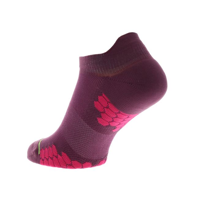 INOV8 TrailFly Sock Low W – Șosete de alergare trail scurte, 2 perechi - Mov