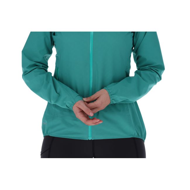 INOV8 Stormshell FZ V2 W – Geacă impermeabilă de alergare cu glugă - Albastru