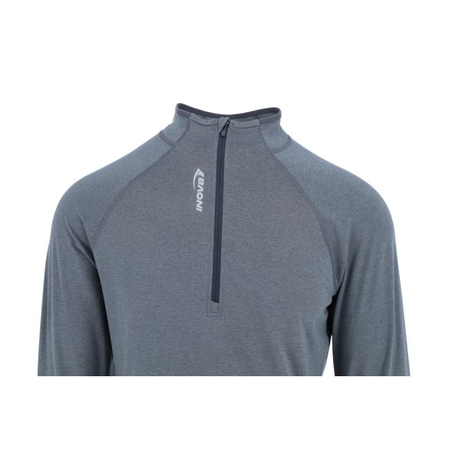 INOV8 Active HZ Midlayer – Bluză de alergare cu fermoar scurt - Gri
