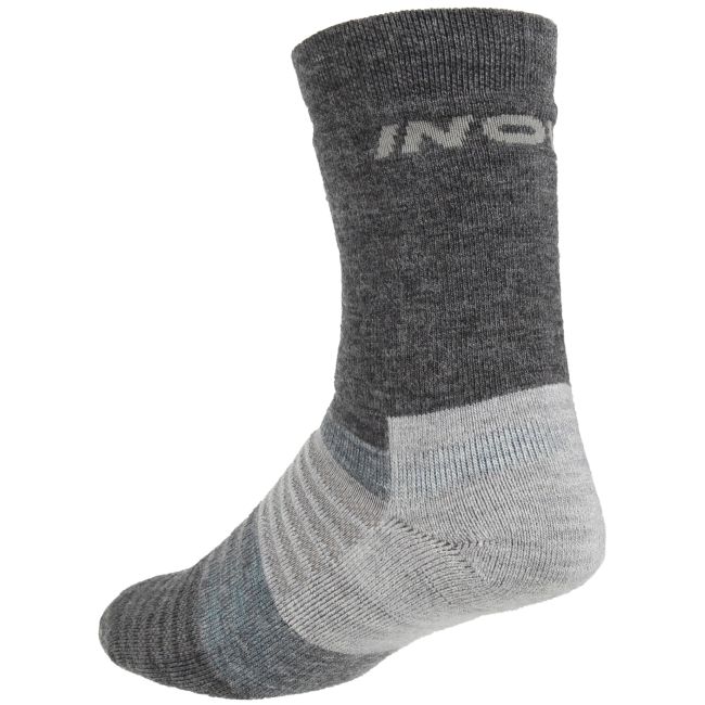 INOV8 Merino High Sock – Șosete înalte de alergare cu lână merinos - Gri