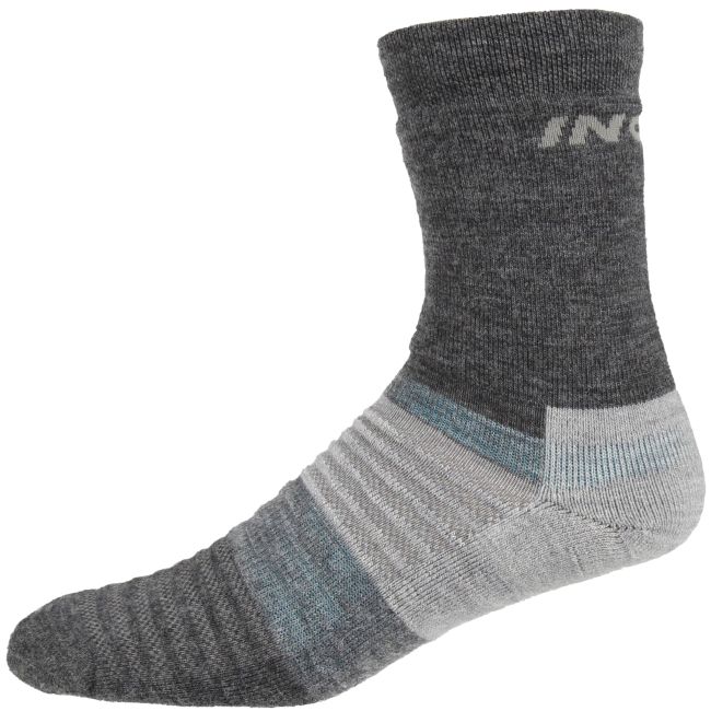 INOV8 Merino High Sock – Șosete înalte de alergare cu lână merinos - Gri