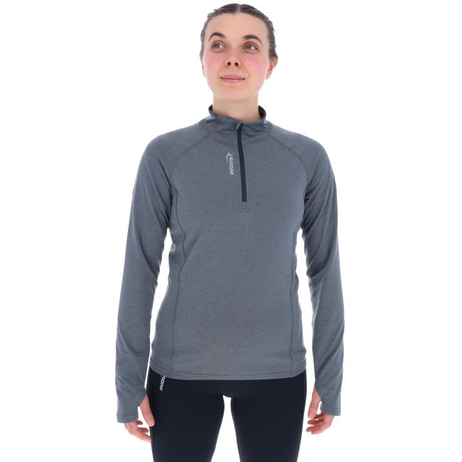 INOV8 Active HZ Midlayer W – Bluză de alergare cu fermoar scurt - Gri