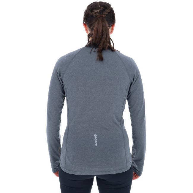 INOV8 Active HZ Midlayer W – Bluză de alergare cu fermoar scurt - Gri