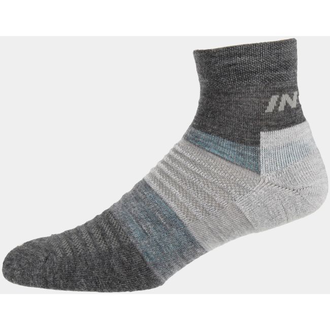INOV8 Merino Mid Sock – Șosete de alergare cu lână merinos - Gri