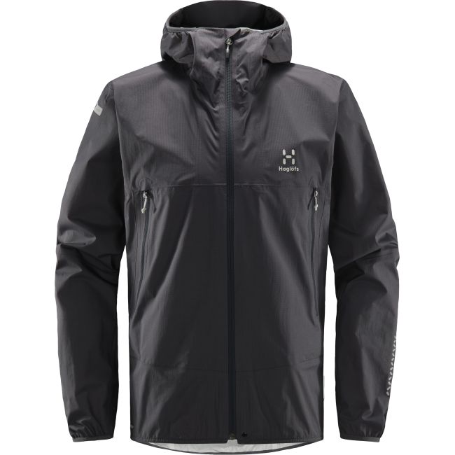 Haglöfs L.I.M Proof Jacket – Geacă impermeabilă ultraușoară - Gri închis Magnetite
