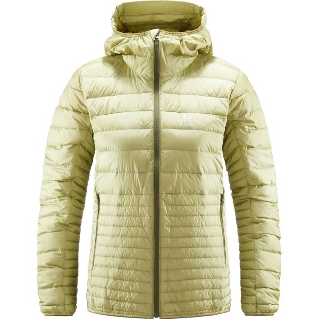 Haglöfs Micro Nordic Down Hood W – Geacă din puf cu glugă - Verde deschis