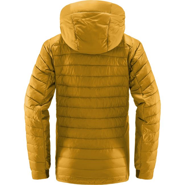 Haglöfs Spire Mimic Hood W – Geacă izolată Mimic cu glugă - Galben
