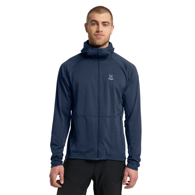 Haglöfs Skuta Hood – Hanorac outdoor mediu - Albastru închis Tarn Blue