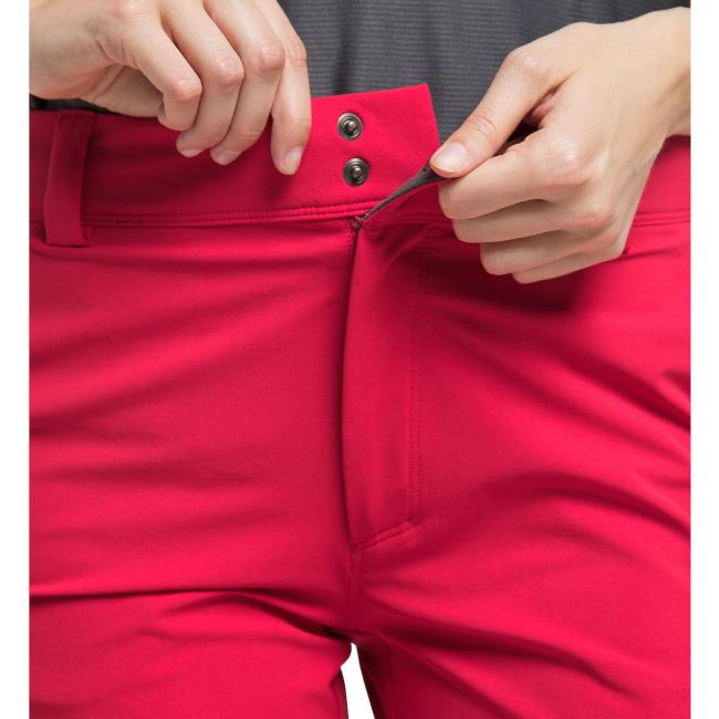 Haglöfs Morän Shorts W – Pantaloni scurți softshell outdoor - Roșu