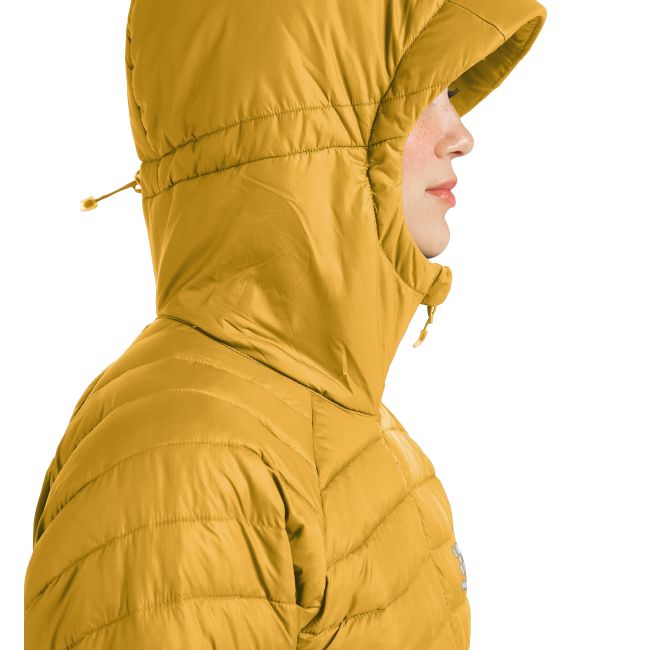 Haglöfs Spire Mimic Hood W – Geacă izolată Mimic cu glugă - Galben
