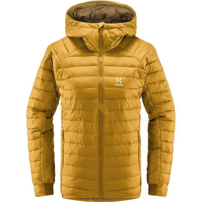 Haglöfs Spire Mimic Hood W – Geacă izolată Mimic cu glugă - Galben